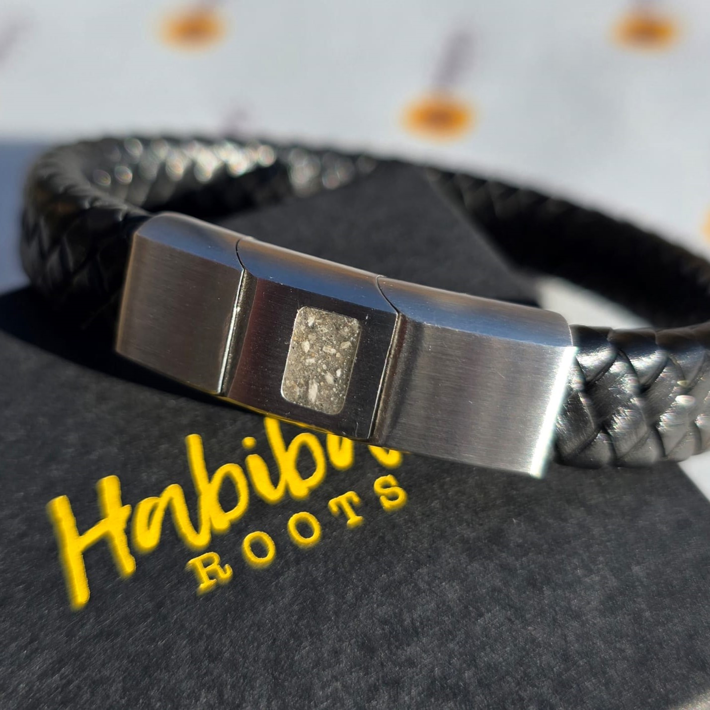 Leather & Stainless Steel Bracelet